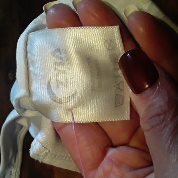 ZYIA Active XL White Padded Sports Bra Comfy Boho Detail Racerback - Picture 13 of 13